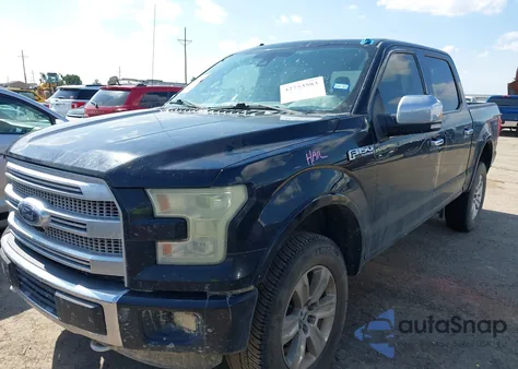 2016 Ford F-150 Platinum из США, поврежденный, VIN 1FTEW1EF0GFA12454